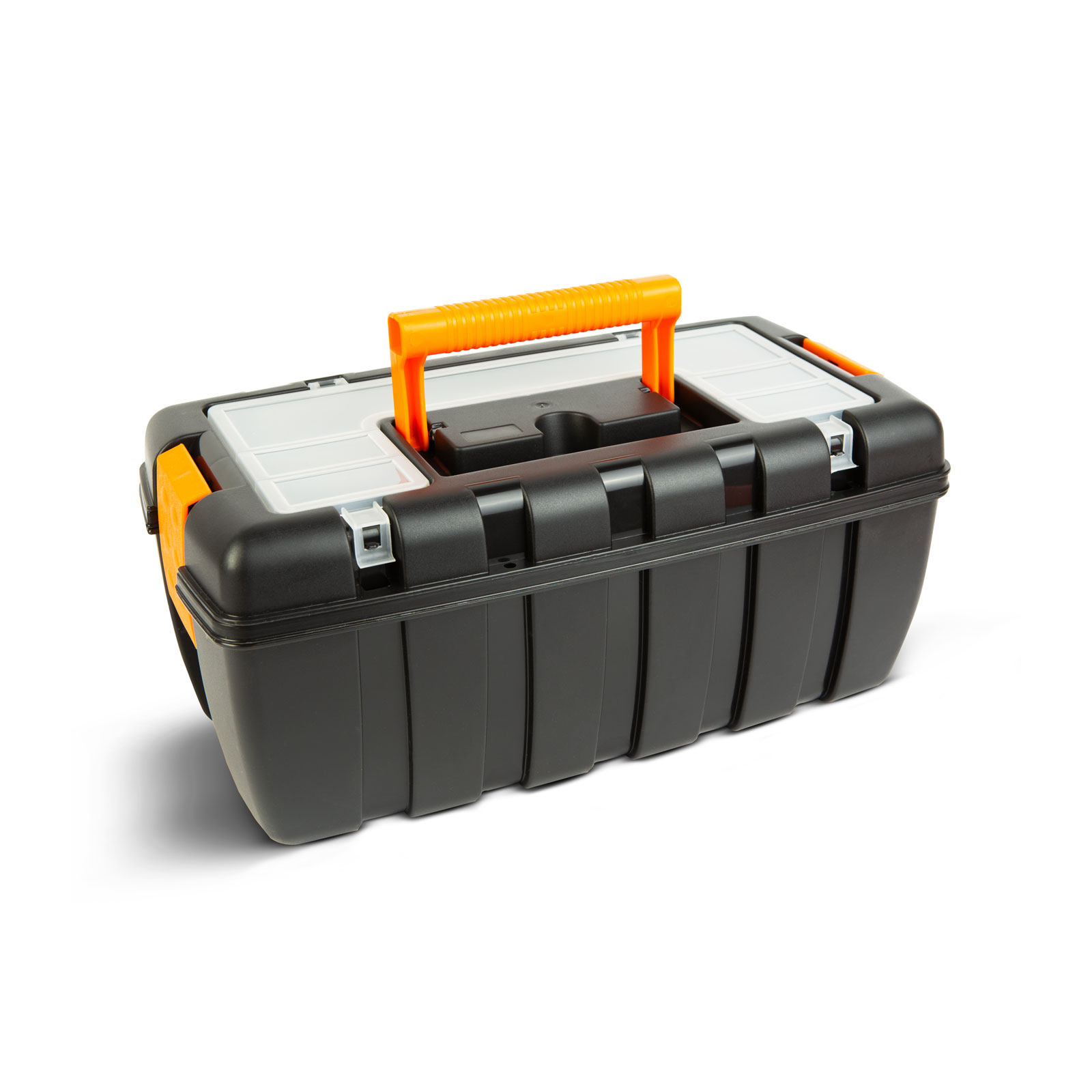 Afbeelding van Gereedschapskoffer LEEG met Uitneembare Tray - enkele Tray - kunststof - 37 x 29 x 16 cm - 01 11010B web