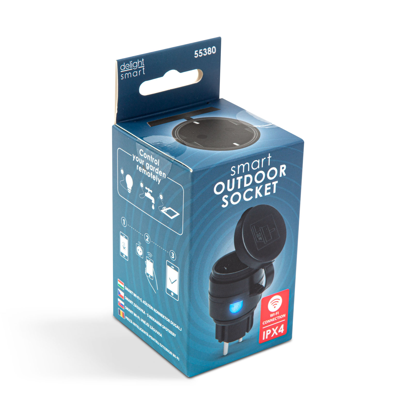 Afbeelding van Slimme WiFi Smartplug Buiten Stekker - IPX4 waterdicht - Outdoor Smart Plug - Geschikt maar niet gemaakt