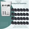 Afbeelding van N'JOY LIFE - 24x Premium Stoelpoot beschermers Flexibel - Stoelpootdoppen 30x15 mm voor Rechthoekige