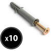 Afbeelding van Deuvel + schroef - 10 x 80 mm - 10 stuks / verpakking 1 Stuks [04815C] - 01 04815C web 13