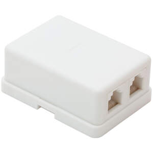 Afbeelding van Dubbele wandcontactdoos 1 Stuks [05227] - 01 05227 web