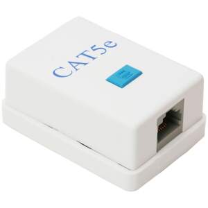 Afbeelding van Wandcontactdoos - 8P8C UTP Cat.5 1 Stuks [05384] - 01 05384 web