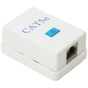 Afbeelding van Wandcontactdoos - 8P8C UTP Cat.5 1 Stuks [05384] - 01 05384 web