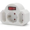 Afbeelding van 1+2 wandverdeler - met schakelaar 1 Stuks [05674] - 01 05674 web