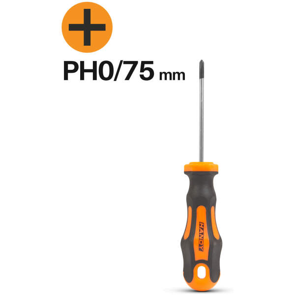Afbeelding van Schroevendraaier - 75 mm - PH0 1 Stuks [10522] - 01 10522 web