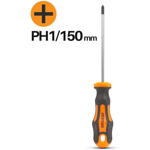 Afbeelding van Schroevendraaier - 150 mm - PH1 1 Stuks [10524] - 01 10524 web