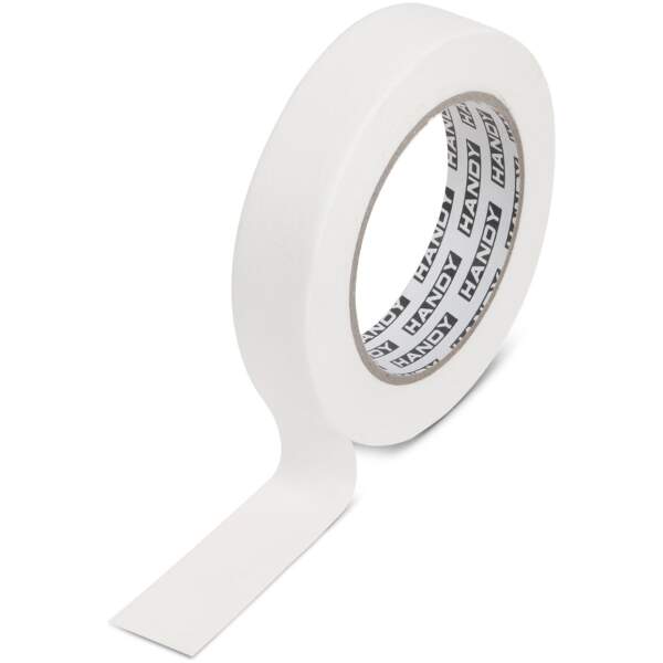 Afbeelding van Afplaktape - met oplosmiddelhoudende lijm - 50 mx 19 mm - wit 1 Stuks [11085A] - 01 11085A web
