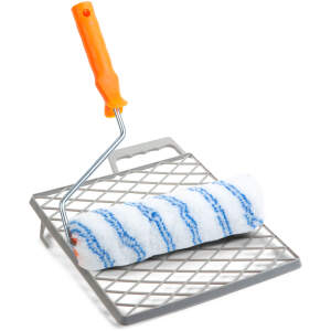 Afbeelding van Verfroller + handvat + trekrooster - 18 mm polyester - 250 mm 1 Stuks [11173B] - 01 11173B web