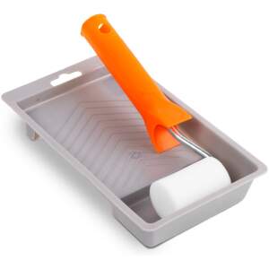 Afbeelding van Verfrollerset - schuim met hoge dichtheid + handvat, bak - 50 mm 1 Stuks [11177] - 01 11177 web