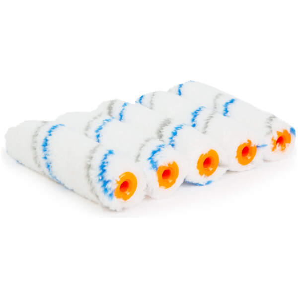 Afbeelding van Verfroller - microvezel - 100 mm - 5 db / verpakking 1 Stuks [11185D] - 01 11185D web