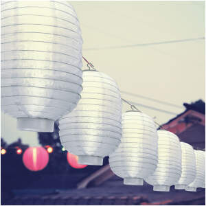Afbeelding van Solarlantaarn - wit - koelwitte LED - 21 cm 1 Stuks [11399G-WH] - 01 11399G WH web