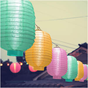 Afbeelding van Solarlantaarn - 3 kleuren - koelwitte LED - 21 cm 1 Stuks [11399G] - 01 11399G web