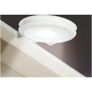 Afbeelding van Solar dakgootlamp - 3 koelwitte SMD LED's - wit - 11 x 2,6 cm 1 Stuks [11444] - 01 11444 web