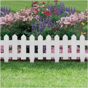 Afbeelding van Bloemperkrand / schutting 40 x 30 cm - wit 1 Stuks [11471A] - 01 11471A web