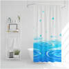 Afbeelding van Douchegordijn - 3 stijlen - blauw, lente, ruitpatroon - 180 x 180 cm 1 Stuks [11526B] - 01 11526B web