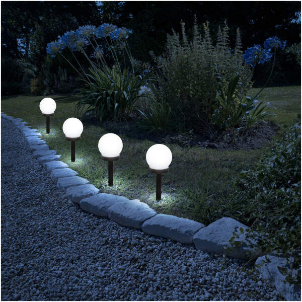 Afbeelding van LED-zonnelamp - plug-in - bolvormig, koel wit - Ø10 cm 1 Stuks [11711] - 01 11711 web