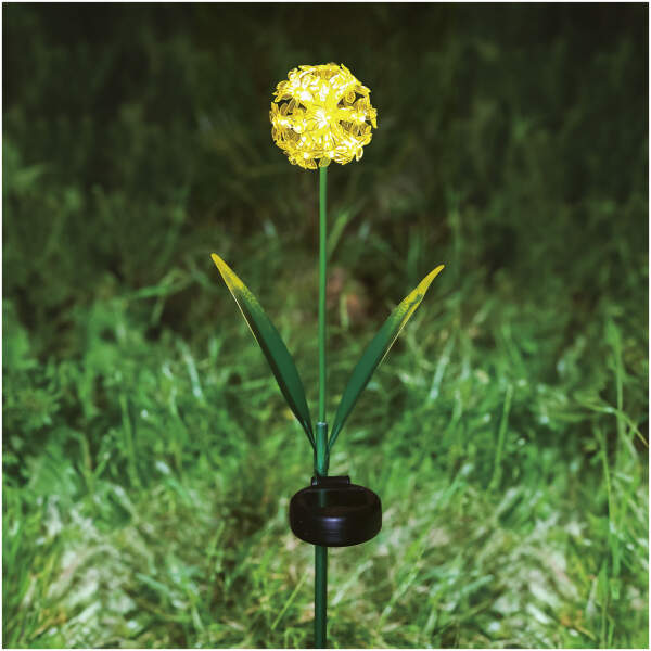 Afbeelding van Inzetbare zonnebloem - Hortensia - 2 soorten - 25 warmwitte LED's - 13 x 7 x 65 cm 1 Stuks [11738] - 01