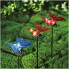 Afbeelding van Solar lantaarn - klem / hangend - vlinder - meervoudig - 12 x 6 x 21,5 cm - 4 LED 1 Stuks [11772] - 01 11772