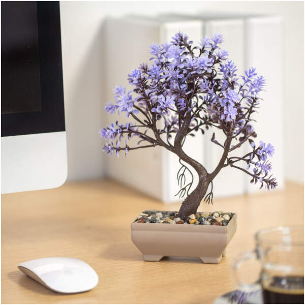 Afbeelding van Kunstplant decoratie - bonsai - 18 x 24 cm - 4 soorten 1 Stuks [11834] - 01 11834 web