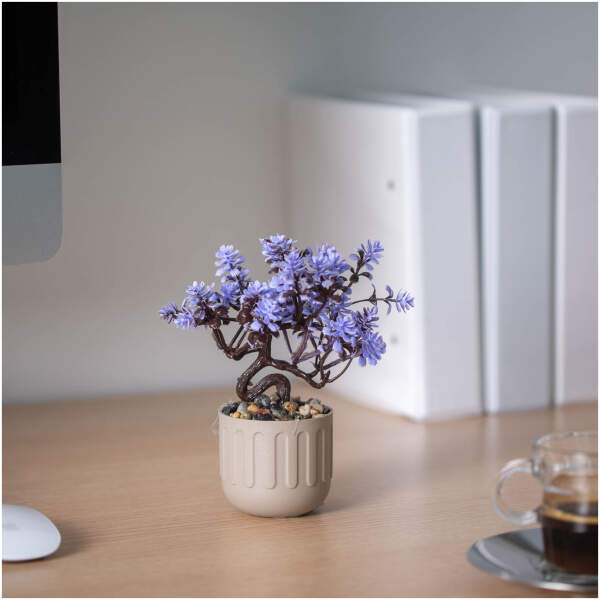 Afbeelding van Kunstplant decoratie - bonsai, bloempot - 12 x 17 cm - 4 soorten 1 Stuks [11860] - 01 11860 web 2