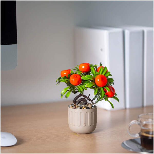 Afbeelding van Kunstplant decoratie - zuiders fruit - 18 x 18 cm - 3 soorten 1 Stuks [11884] - 01 11884 web