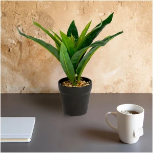 Afbeelding van Kunstplantendecoratie - groene saffraanboom - 20 x 8,5 cm 1 Stuks [11891A] - 01 11891A web