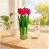 Afbeelding van Kunstplant decoratie - tulp - rood - 26 x 6,5 cm 1 Stuks [11897A] - 01 11897A web