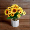 Afbeelding van Kunstplantdecoratie - Zonnebloem - 20 x 8 cm 1 Stuks [11908] - 01 11908 web