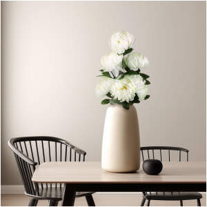 Afbeelding van Kunstplantdecoratie - Chrysanthemum - Wit - 12 x 58 cm 1 Stuks [11912A] - 01 11912A web