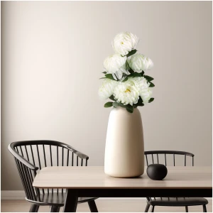Afbeelding van Kunstplantdecoratie - Chrysanthemum - Wit - 12 x 58 cm 1 Stuks [11912A] - 01 11912A web
