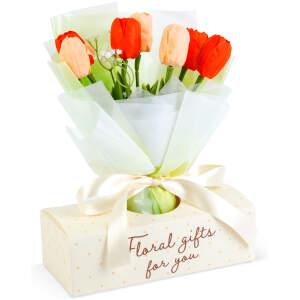 Afbeelding van Kunstplant decoratie - tulp - 24,5 x 11,5 x 40 cm 1 Stuks [11976] - 01 11976 web