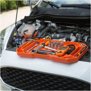 Afbeelding van Rubberen gereedschapsbak - met handvat - 26 x 23,5 x 2,5 cm 1 Stuks [11985C] - 01 11985C web