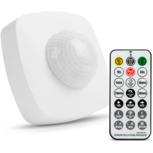 Afbeelding van Bewegingssensor met afstandsbediening - 360° - max 10 m - max 2000W - IP65 1 Stuks [18693] - 01 18693 web
