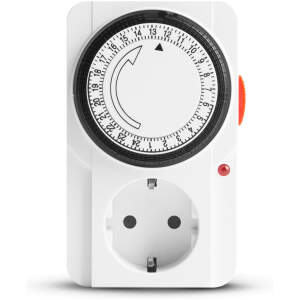Afbeelding van Analoge tijdschakelaar - met LED-indicator - 230V - 16A - 3680W 1 Stuks [20290B] - 01 20290B web