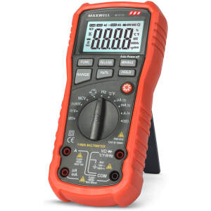 Afbeelding van Digitale multimeter - Automatische meetbereik + temperatuurmeting 1 Stuks [25313] - 01 25313 web