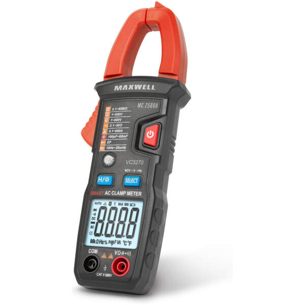 Afbeelding van Digitale, automatische stroomtang - met weerstandsmeting 1 Stuks [25608] - 01 25608 web