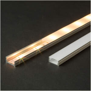 Afbeelding van Aluminium profielrail voor LED 1 Stuks [41010A1] - 01 41010A1 web