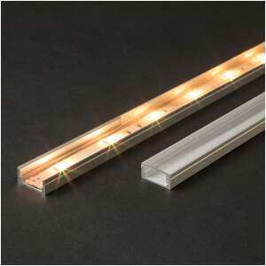 Afbeelding van Afdekking voor LED aluminium profiel 1 Stuks [41010T2] - 01 41010T2 web