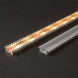Afbeelding van Afdekking voor LED aluminium profiel 1 Stuks [41011T1] - 01 41011T1 web