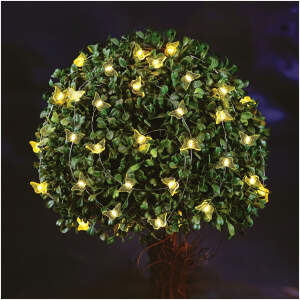 Afbeelding van Solar lichtsnoer - vlinder - 2,4 m - 25 warmwitte LED's 1 Stuks [55220C] - 01 55220C web