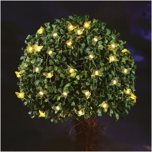 Afbeelding van Solar lichtsnoer - vlinder - 2,4 m - 25 warmwitte LED's 1 Stuks [55220C] - 01 55220C web