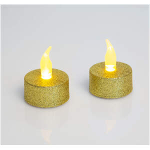 Afbeelding van LED-theelichtje - goud - 2 stuks 1 Stuks [55245G] - 01 55245G web