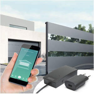 Afbeelding van Slimme Wi-Fi garagedeuropenerset - USB - met openingssensor 1 Stuks [55378] - 01 55378 web