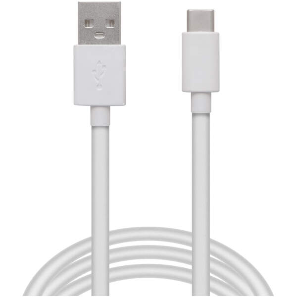 Afbeelding van USB-kabel - Type-C - wit - 1 m 1 Stuks [55550WH-1] - 01 55550WH 1 web 1