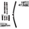 Afbeelding van Ruitenwisser 19"/47,5 cm - met 10 adapters 1 Stuks [55739N] - 01 55739N web