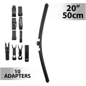 Afbeelding van Ruitenwisser 20"/50 cm - met 10 stuks adapters 1 Stuks [55740N] - 01 55740N web
