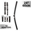 Afbeelding van Ruitenwisser 24"/60 cm - met 10 adapters 1 Stuks [55744N] - 01 55744N web