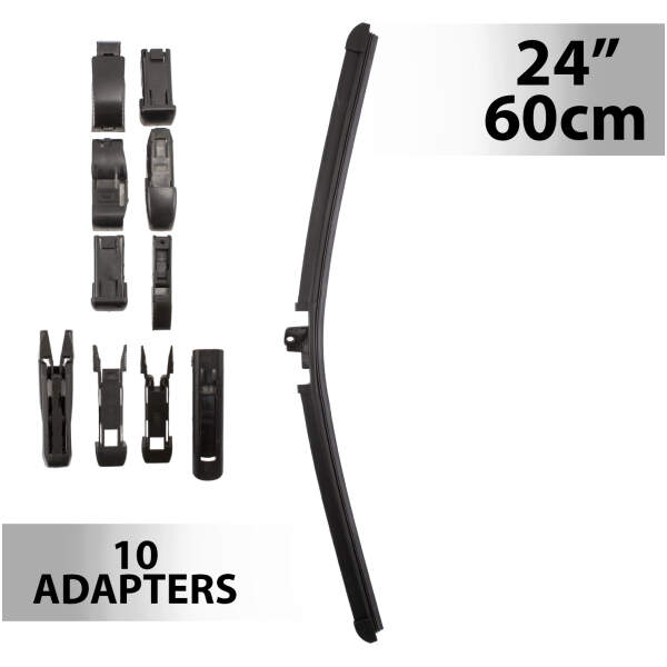Afbeelding van Ruitenwisser 24"/60 cm - met 10 adapters 1 Stuks [55744N] - 01 55744N web