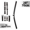 Afbeelding van Ruitenwisser 28"/70 cm - met 10 stuks adapters 1 Stuks [55747N] - 01 55747N web