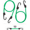 Afbeelding van Professionele bungee-koordset - groen - 90 cm x 8 mm - 2 stuks / verpakking 1 Stuks [55761C] - 01 55761C web
